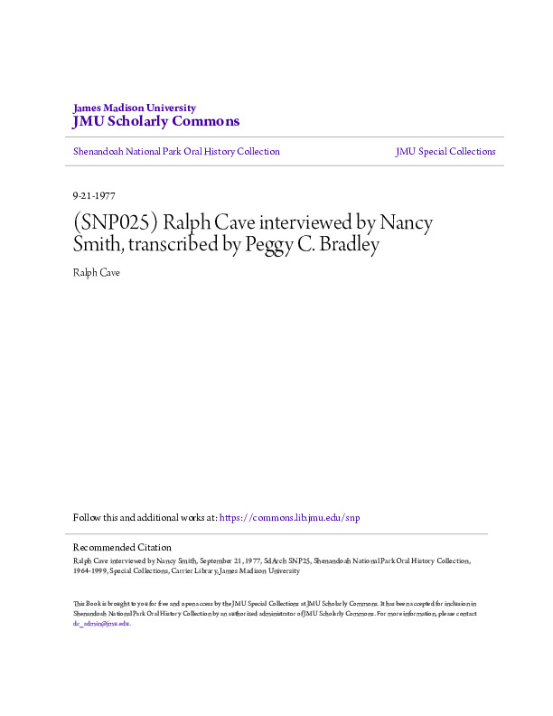(SNP025) Ralph Cave interviewed by Nancy Smith transcribed by Pe.pdf